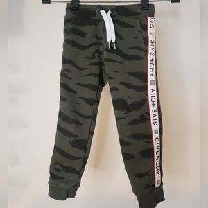Givenchy Camouflage Joggers with Stripe